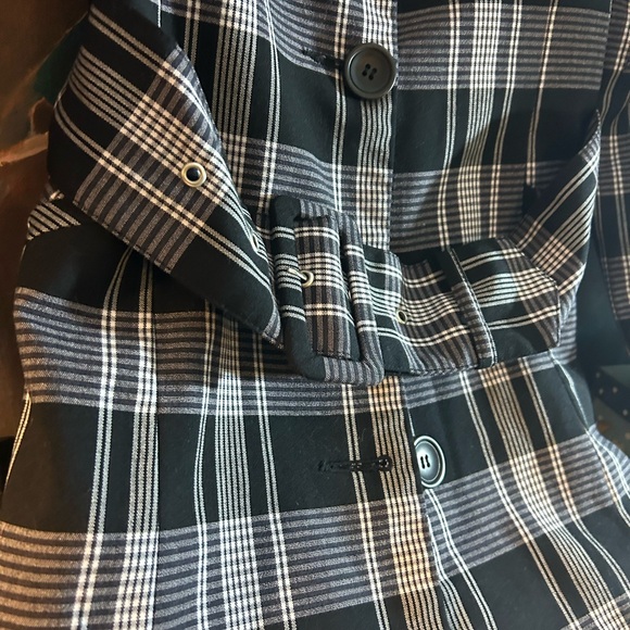 Dynamite Y2K Monochrome Plaid Jacket Size 5 - Picture 14 of 16